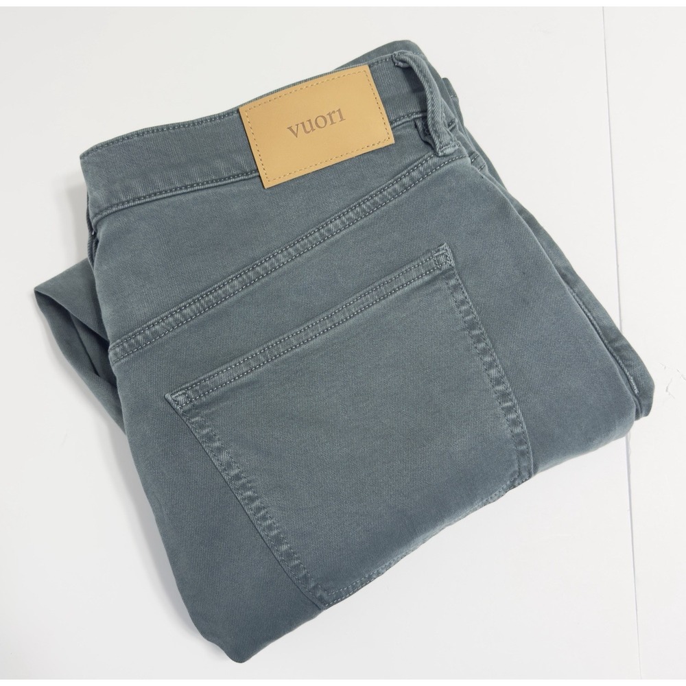 Vuori Men's Benton Stretch Twill Pant Classic Fit Pant Jeans 34 Lake Green V4041 - Picture 5 of 16